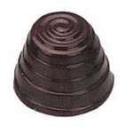 Polycarbonate Chocolate Mold Spiral Cone 28mm Diameter x 21mm High, 40 Cavities