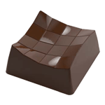 Greyas Polycarbonate Chocolate Mold, Square, 24 Cavities