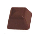 Polycarbonate Chocolate Mold Tapered Square 25x25 mm x 19mm High, 32 Cavities