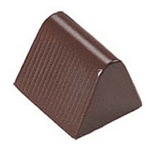 Polycarbonate Chocolate Mold Triangle Log 31x28mm x 24mm High, 28 Cavities