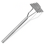 Potato/Bean Masher, Stainless Steel, 31" Overall Length