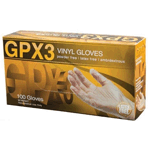 Powder Free Vinyl Gloves,  Pack of 100, X-Large