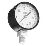 Pressure Gauge; 0 - 30 PSI; 1/4" MPT Bottom Mount