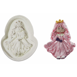 O'Creme Silicone Fondant Mold, Princess
