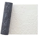 Prop Options Chantilly Whisper Textured Rolling Pin, 9"