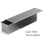 Pullman Loaf Pan Glazed Aluminized Steel 16" x 4" x 4" Deep 