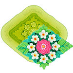 Quadrille Silicone Fondant Mold by Marvelous Molds