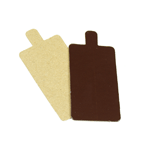 Rectangle Double Sided Mono Board with Tab, Chocolate / Praline, 2.2
