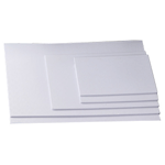 O'Creme Rectangular White Quarter Size Cake Board, 1/4" Thick  