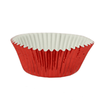 Red Foil Cupcake Liners, 2" Dia. x 1 1/4" High, Pack of 500 