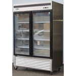 Atosa Refrigerator 2 Door Glass MCF8707, Used Great Condition