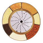 Robot Coupe 1.5 mm (1/16") Fine grating disc for CL50