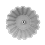 O'Creme Rosette-Iron / Timbale Mold, Cast Aluminum Deep Shell Shape