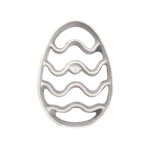 Rosette-Iron Mold, Cast Aluminum Egg Shape