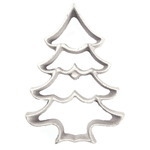 Rosette-Iron Mold, Cast Aluminum Large Christmas Tree Shape