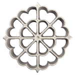 Rosette-Iron Mold, Geometric Spanish Design