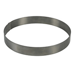 Round Cake Ring Stainless Steel, 9" x 1-3/4" High