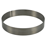 Round Cake Ring Stainless Steel, 10" x 2-3/8" High 