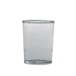 Round Dessert Cups Clear Plastic, 2" Dia x 2.5" H Capacity 90 ml. (3 oz) - Pack of 100