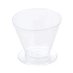 Round Dessert Cups Clear Plastic, 2 3/4" Dia. x 2 5/8" H. 120 ml. 4 Oz Capacity - Pack of 100