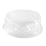 Round Plastic Cake Containers and Lids, 8" - Pack of 5