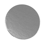 Round Silver Mono Board Size: 3" - Case Of 500