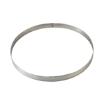 Round Stainless Steel Cake Ring - 11" x 1-1/4"