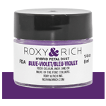 Roxy & Rich Blue Violet Hybrid Petal Dust, 1/4 oz.