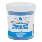 Roxy & Rich Fat Dispersible Brilliant Blue Powder Food Color, 15 gr.