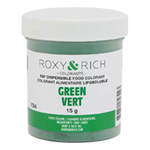 Roxy & Rich Fat Dispersible Green Powder Food Color, 15 gr.