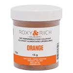 Roxy & Rich Fat Dispersible Orange Powder Food Color, 15 gr.