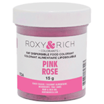 Roxy & Rich Fat Dispersible Pink Powder Food Color, 15 gr.