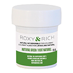 Roxy & Rich Natural Fat Dispersible Green Powder Food Color, 5 gr.