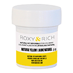 Roxy & Rich Natural Fat Dispersible Yellow Powder Food Color, 5 gr.