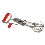RSVP International Antique Hand Crank Egg Beater, Red