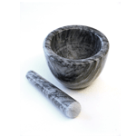 RSVP International Grey Marble Mortar & Pestle