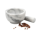 RSVP International MOR-2 White Marble Mortar and Pestle