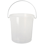 Rubbermaid 5729 Round Storage Container with Bail, 22 Quart (Lid Not Included)