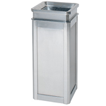 Rubbermaid DS12T Stainless Waste Container with Galvanized Liner