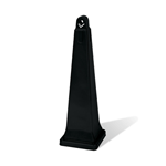 Rubbermaid FG257088BLA Cigarette Receptacle, Black