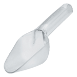 Rubbermaid FG288200CLR Bouncer Clear Plastic Bar Scoop 6-Ounce