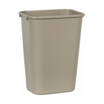 Rubbermaid FG295700BEIG Wastebasket, Large, Beige