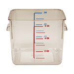 Rubbermaid FG630600CLR Square Storage Container Clear 6 Qt.