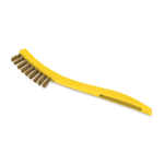 Rubbermaid FG9B57000000 Tile & Grout Brush (Toothbrush Style), Brass Bristles