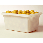 Rubbermaid Food/Tote Box, White, 18