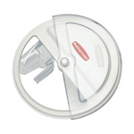 Rubbermaid Prosave Sliding Lid W 2 C Scoop: FITS 2610 Brute Container