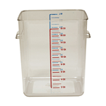 Rubbermaid Square Storage Container Clear 18 Qt. FG631800CLR