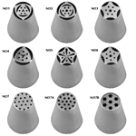 Russian Nozzles Piping Tips, Stainless Steel Seamless Tubes