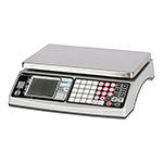 San Jamar Pro MZR Price Computing Scale 12-1/4"W x 13"D x 4-1/4"H, 30 Lb. x 0.01 Lb. / 15 Kg x 0.005 Kg