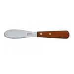 Sandwich Spreader 7" overall length. Serrated Blade. Wood Handle